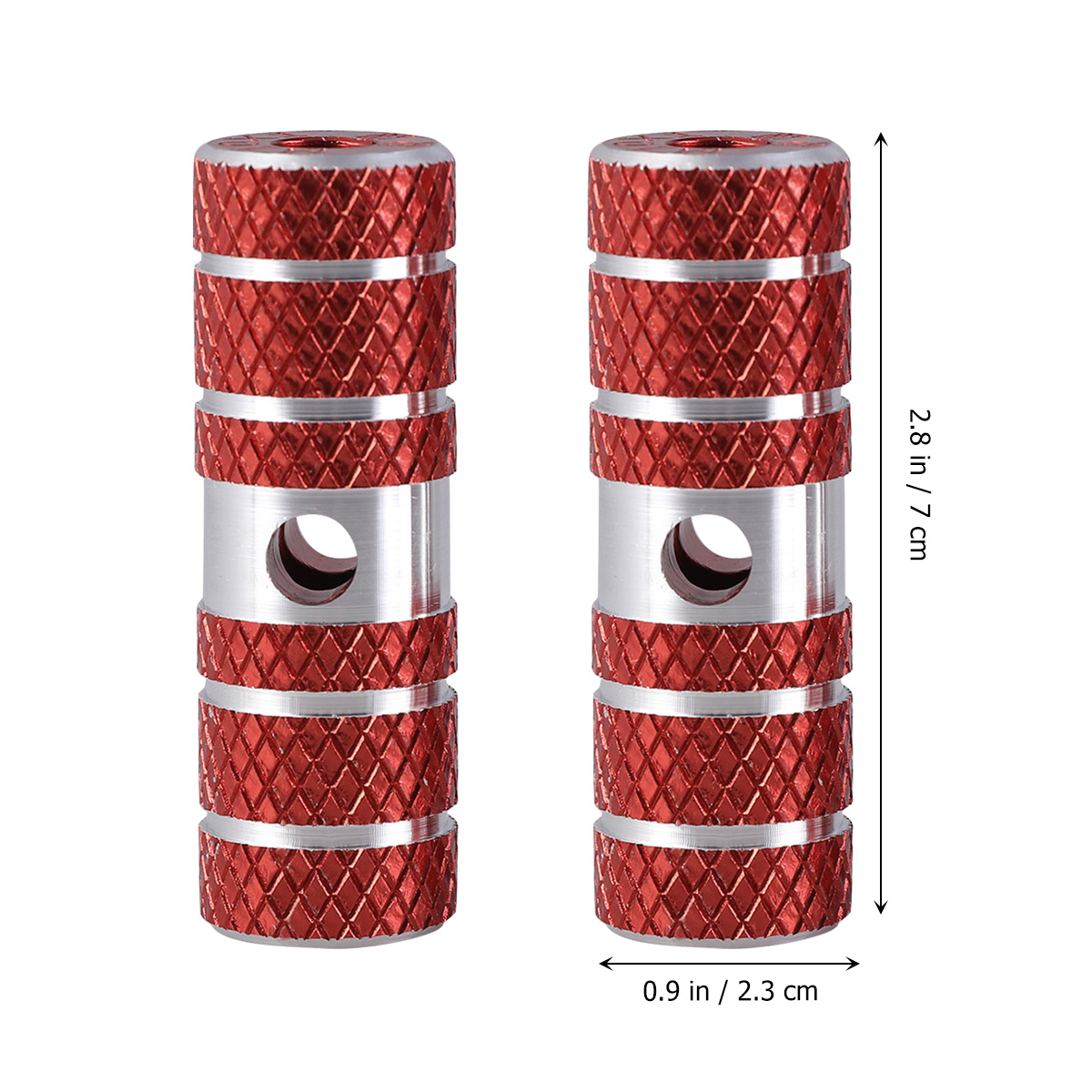 Picture of One Pair Aluminum Alloy Bike Cylinder Seat Axle Stunt Pegs for Mountain Bike (2pc) peg stunt stunt pedal