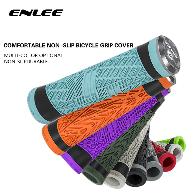 Picture of ENLEE Silicone MTB Bike Bicycle Grips Sponge Handlebar Soft Ultralight Grips Brake Grips Silicone Silica Glove Handle Anti XR-20