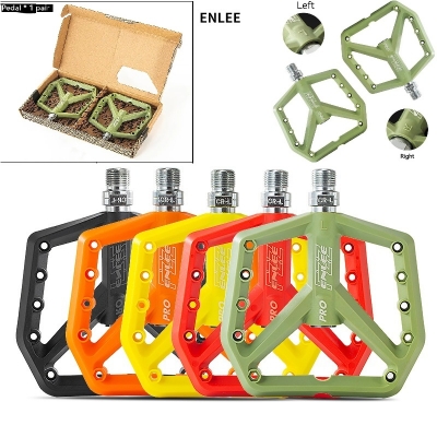 Picture of ENLEE PRO Bicycle Pedals Bike Ultralight Seal DU Bearings Cycling Aluminium Pedal BMX MTB Pedals Flat Platform Bicycle Parts Accessories