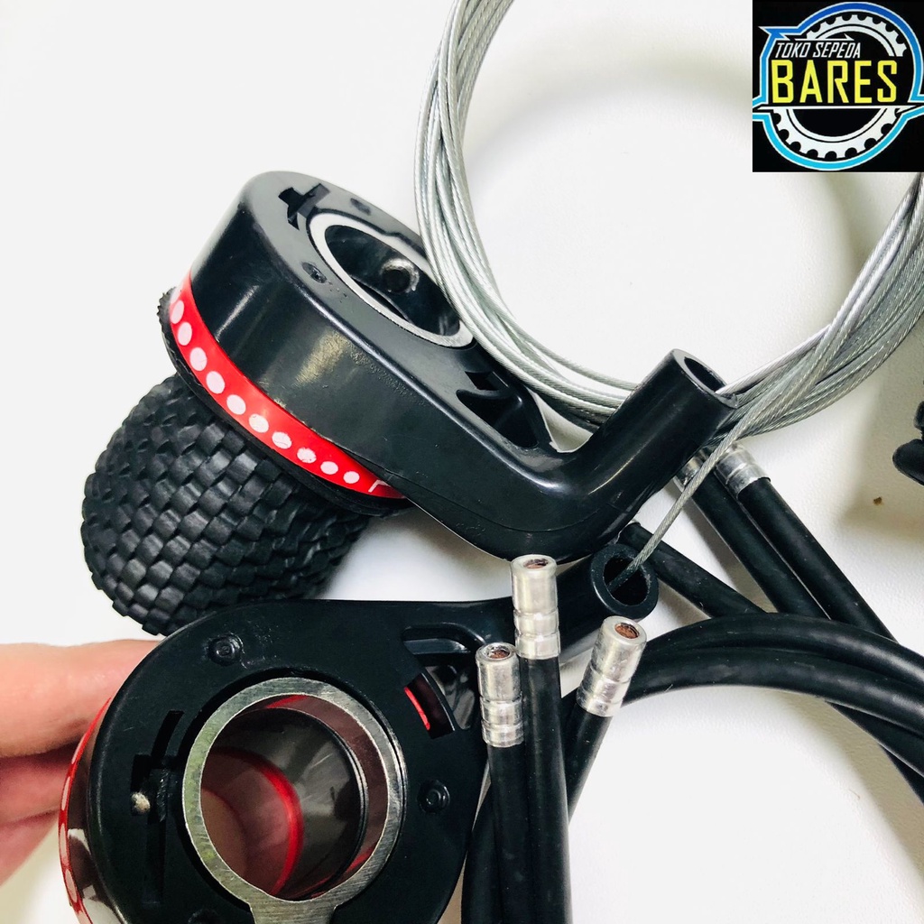 Picture of Universal Bicycle Shifter Set 3 x 6 - Speed Left & Right Vespa Shifter