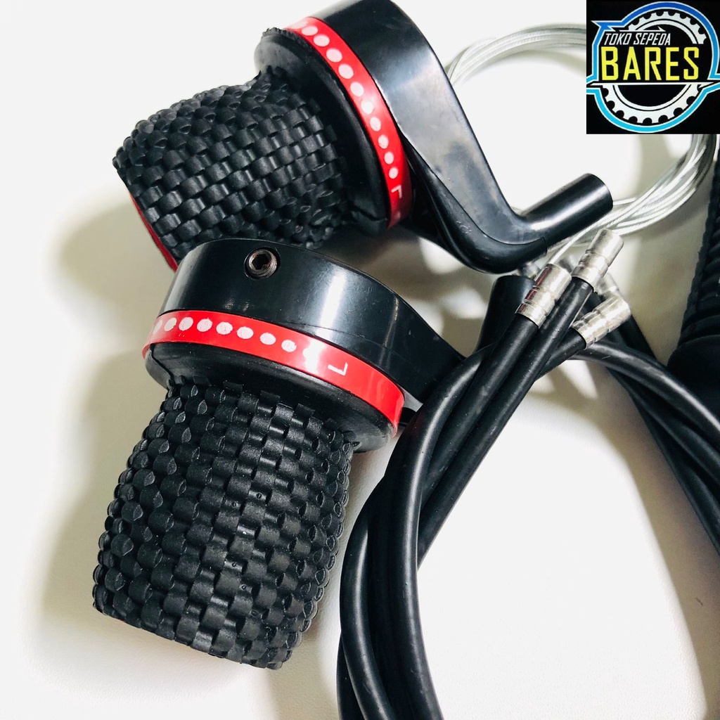 Picture of Universal Bicycle Shifter Set 3 x 6 - Speed Left & Right Vespa Shifter