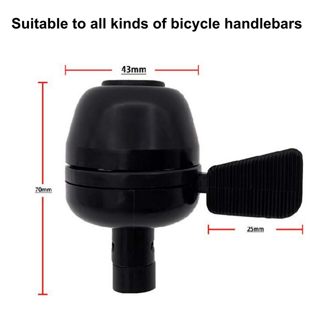 Picture of Bicycle Bell Aluminium Loud Mini Loceng Basikal Alloy Bike Ring Clear Small Bell 脚踏车自行车铃铛