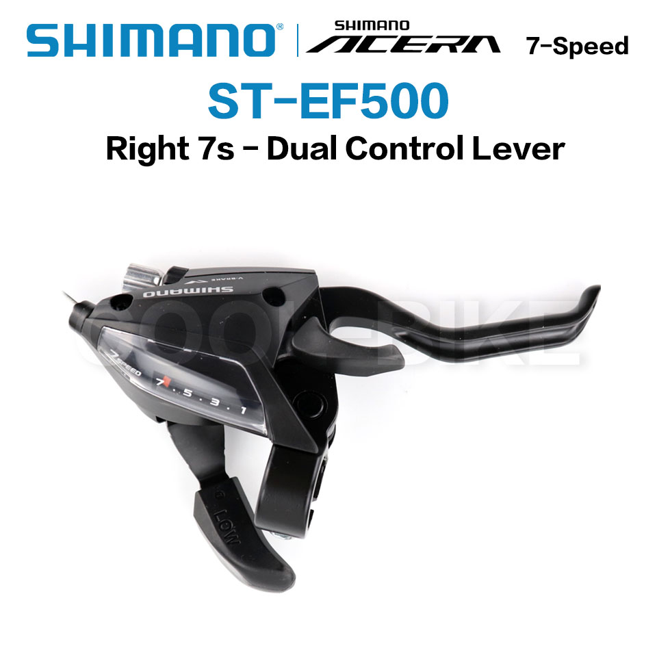 Picture of EF65 Mountain Bike Bicycle Aluminum Alloy Single 3x7 Left Right Speed Trigger Shifter Brake Derailleur