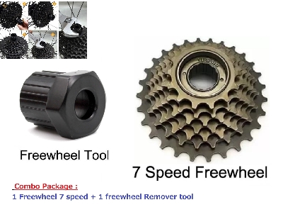 Picture of Bicycle Cycle 7 Speed  Freewheel + 1 freewheel Remover tool Combo Offer