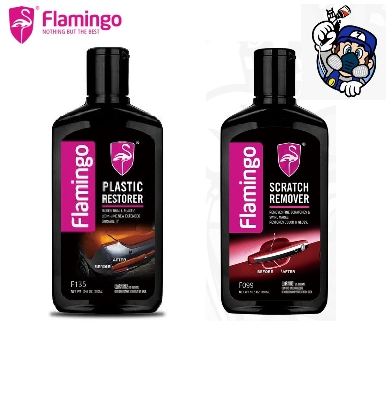 Picture of FLAMINGO Scratch Remover & Plastic Restorer Car Polish(300ml) - Remove light scratches, swirls and haze