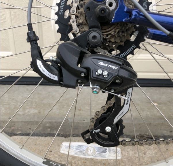 Picture of Shimano Tourney RD-TY500 Rear Derailleur forTop Speed Shifters
