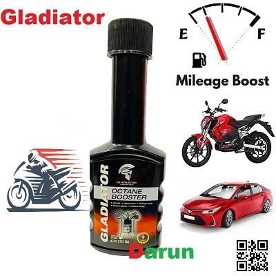 Picture of Gladiator Octane Boster Improve Octane And Gas Mileage 60ml