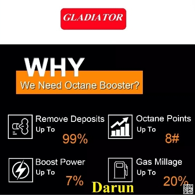 Picture of Gladiator Octane Boster Improve Octane And Gas Mileage 60ml