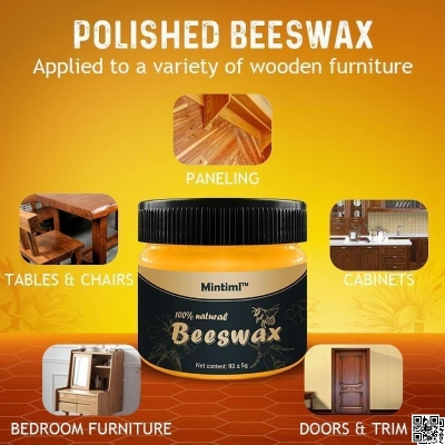 Picture of Beewax Wood Polish Polisher Polishing Compound Wax Floor Seasoning Furniture