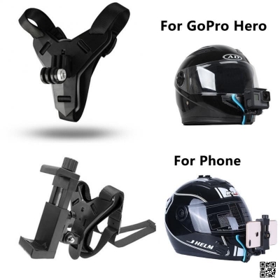 Picture of Motorcycle Helmet Chin Mount Holder Bracket for Mobile & GoPro