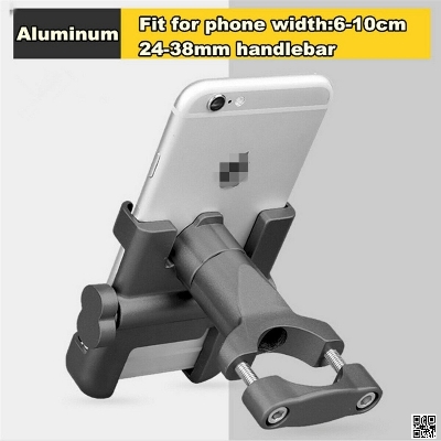 Picture of Aluminum Alloy Cycling 360° Rotation Adjustable Motorcycle Phone Holder