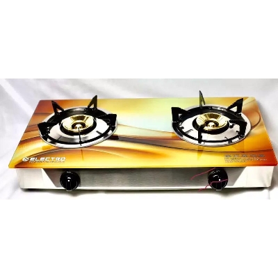 Picture of Gas Stove Glass Top (3D) Double Burner