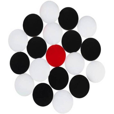 Picture of 24-pcs-acrylic-plastic-carom-coin-with-striker