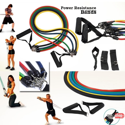 Picture of Exercise Power Resistance Bands Set – 5 in 1