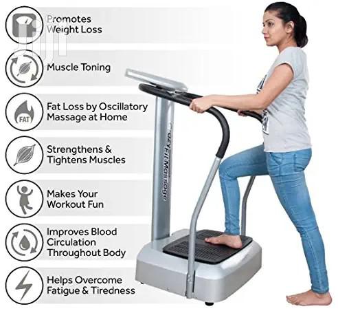 Picture of Crazy Fit Massager Machine for Full Body Exercise Oscillation Fitness Workout Vibration Plate