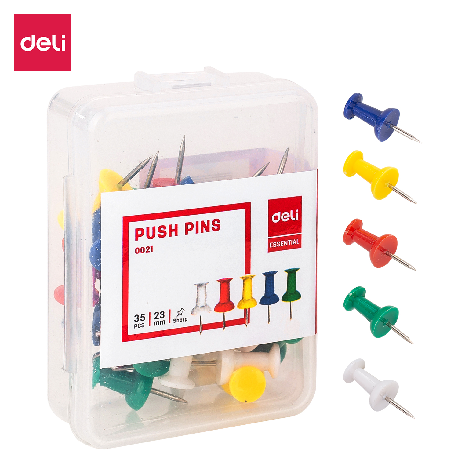 Buy Deli Color Push Pin(Assorted) -E0021 at Best Prices in Bangladesh