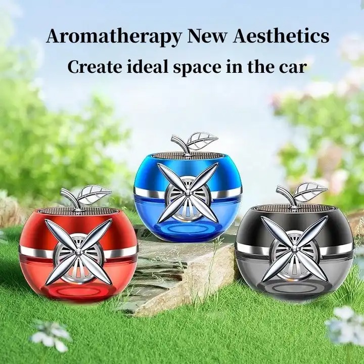 Picture of Diffuser Car Solar Car Ornament Car Aromatherapy Perfume High Lasting Car Perfume Holder New Solar Energy20ml