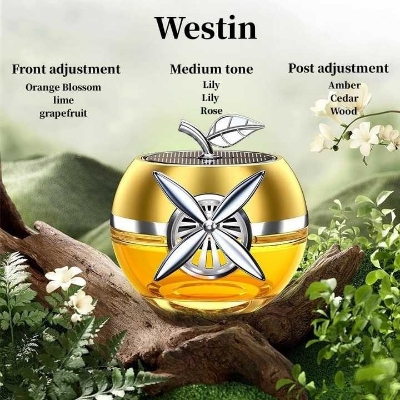 Picture of Diffuser Car Solar Car Ornament Car Aromatherapy Perfume High Lasting Car Perfume Holder New Solar Energy20ml