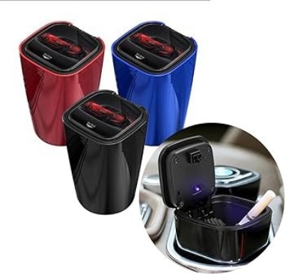 Picture of Car LED Ashtray Garbage Coin Storage Cup Container Cigar Ash Tray Car Styling Universal Size