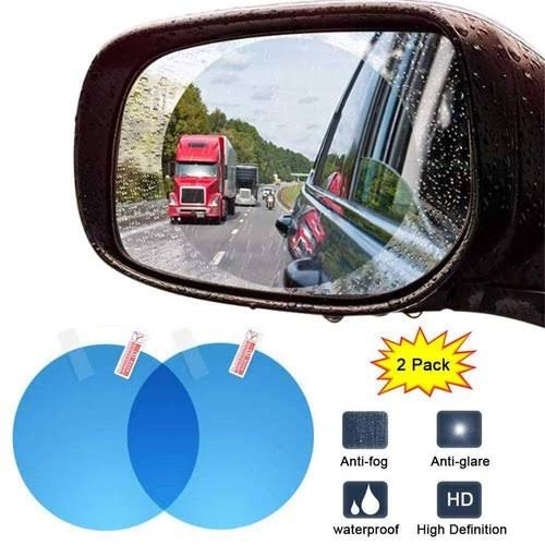 Picture of 2 Pis Anti Fog Film 1 Pair for Side Mirror Rainproof Film Anti Rain Film Water Anti Fog for Car
