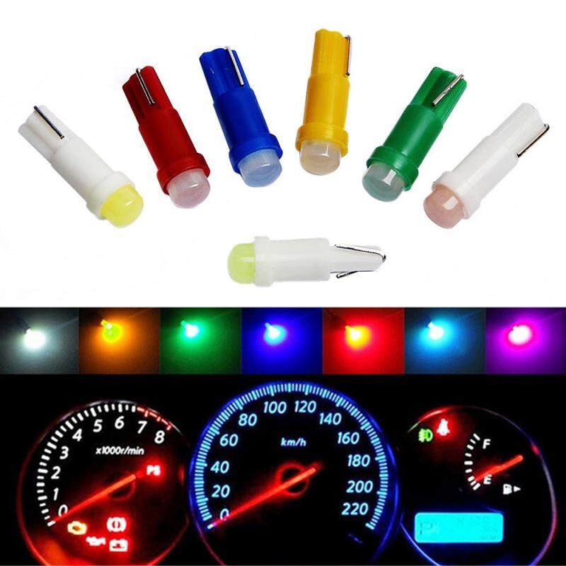 Picture of 10Pcs DC 12V Car LED Bulb T5 1SMD Car Cob LED Instrument Light Indicator Bulb LED Car Lamp Brightness 3000-4000MCD Dropshipping