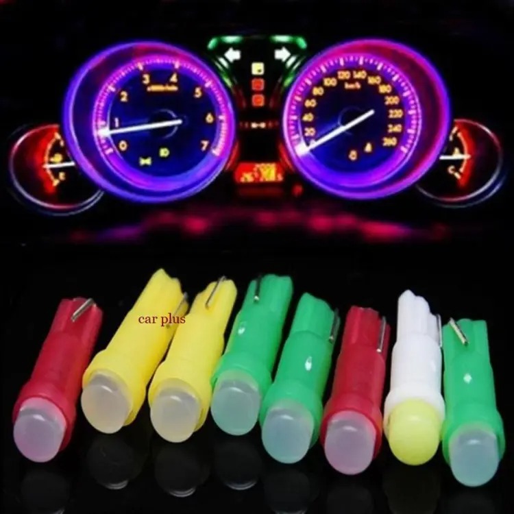 Picture of 10Pcs DC 12V Car LED Bulb T5 1SMD Car Cob LED Instrument Light Indicator Bulb LED Car Lamp Brightness 3000-4000MCD Dropshipping