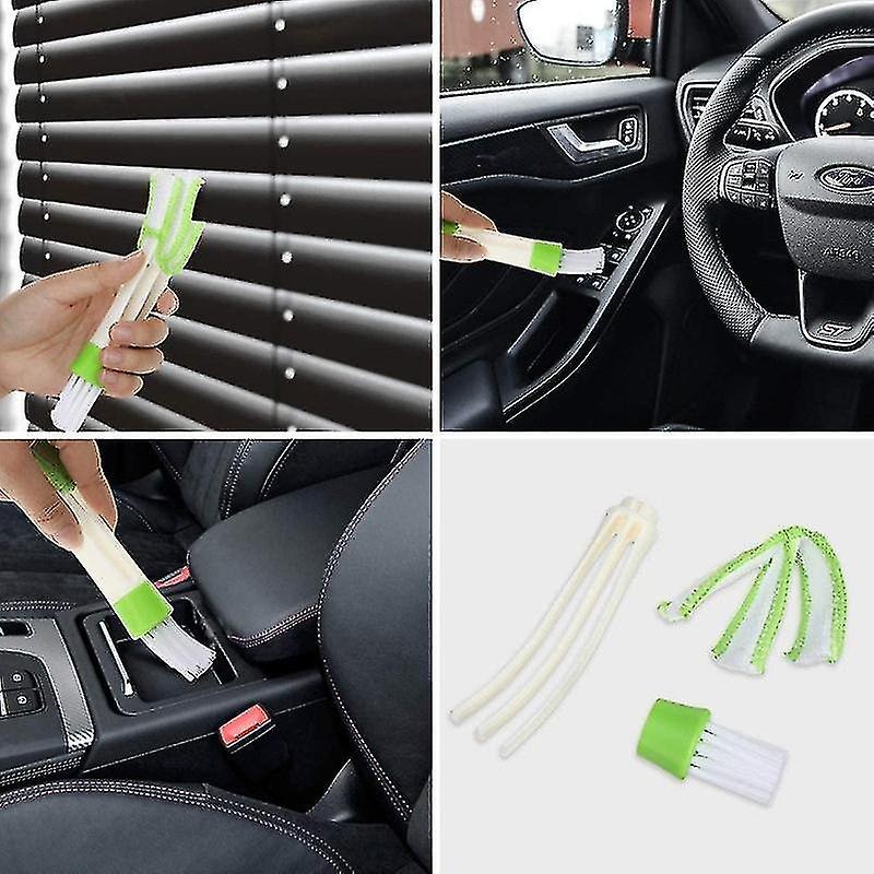 Picture of MULTIPURPOSE MICROFIBER DOUBLE SIDED CAR CLEANING BRUSH FOR CAR A/C VENTS, BLINDS, KEYBOARD ETC