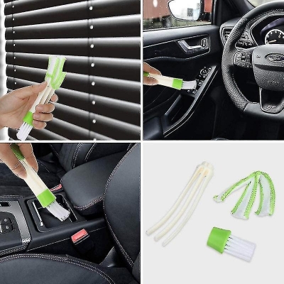 Picture of MULTIPURPOSE MICROFIBER DOUBLE SIDED CAR CLEANING BRUSH FOR CAR A/C VENTS, BLINDS, KEYBOARD ETC