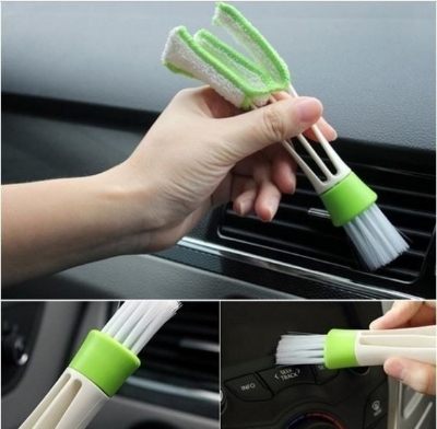 Picture of MULTIPURPOSE MICROFIBER DOUBLE SIDED CAR CLEANING BRUSH FOR CAR A/C VENTS, BLINDS, KEYBOARD ETC