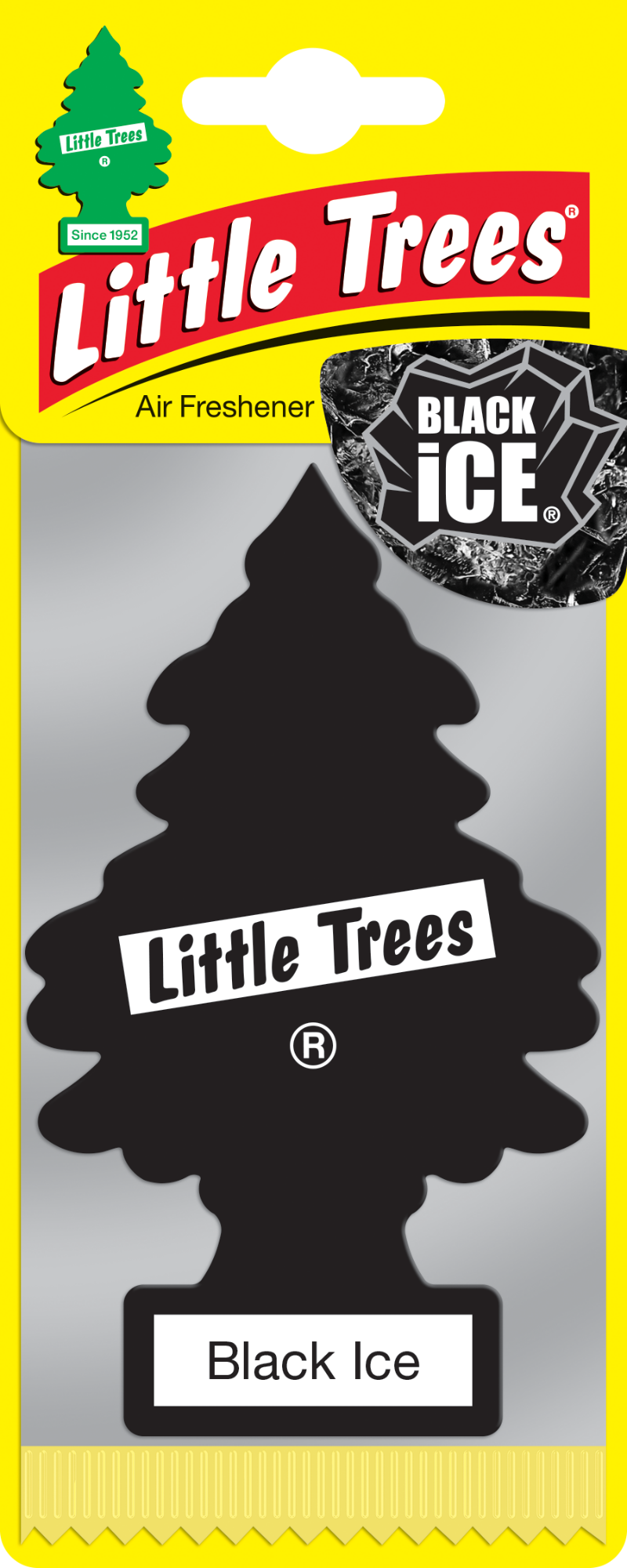 Picture of Little Trees Car Air Freshener Hanging Paper Tree for Home or Car - Black Ice