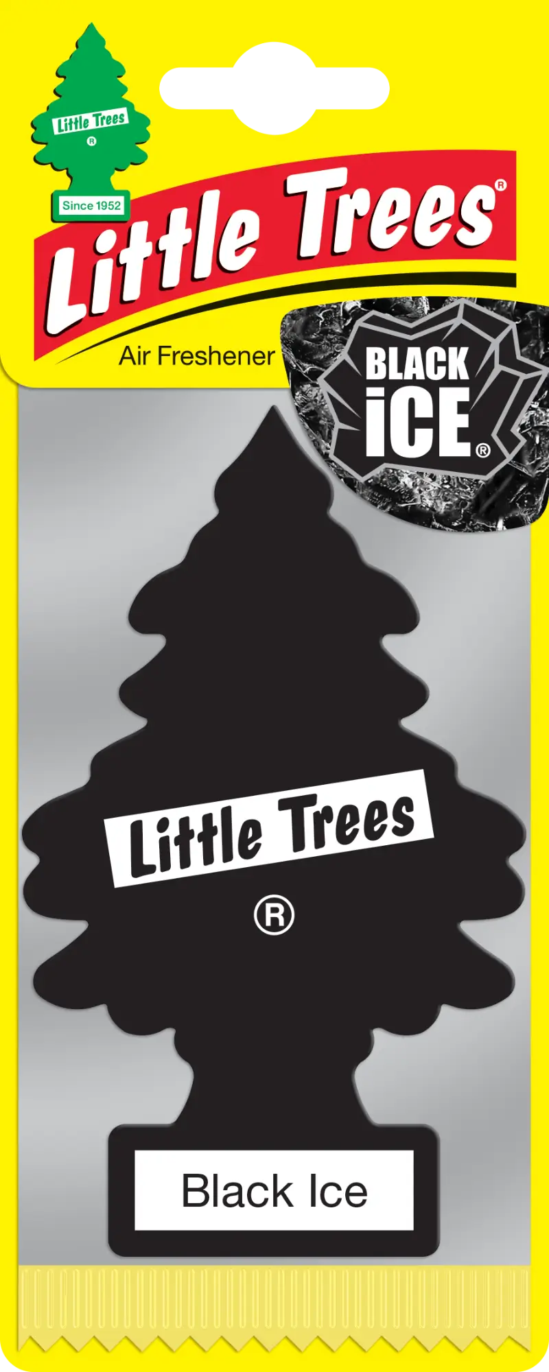 Picture of Little Trees Car Air Freshener Hanging Paper Tree for Home or Car - Black Ice - (2 Pis)