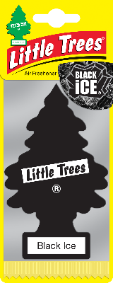 Picture of Little Trees Car Air Freshener Hanging Paper Tree for Home or Car - Black Ice - (2 Pis)