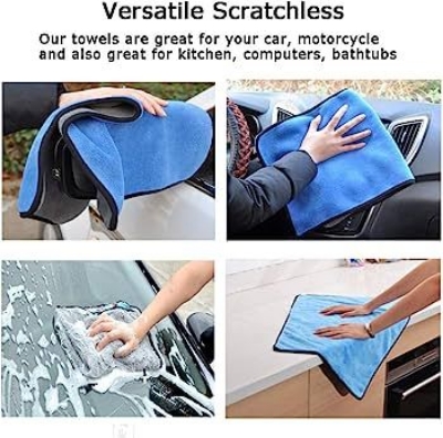 Picture of Micro Fiber Towel For Cleaning Car,Bike,Ac,Fridge,Furniture,Kitchen etc For Scratchless Cleaning.