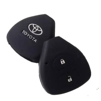Picture of Toyota Camry Highlander Corolla Vios Rav4 Land Cruis Silicone Cover Remote Key Protector Case 2 Button