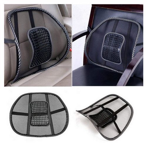 Picture of Premium Quality Office Chair seat covers Car Mesh breathable massage Seat Back Support car seat cushion lumbar support cushion lumbar pillow