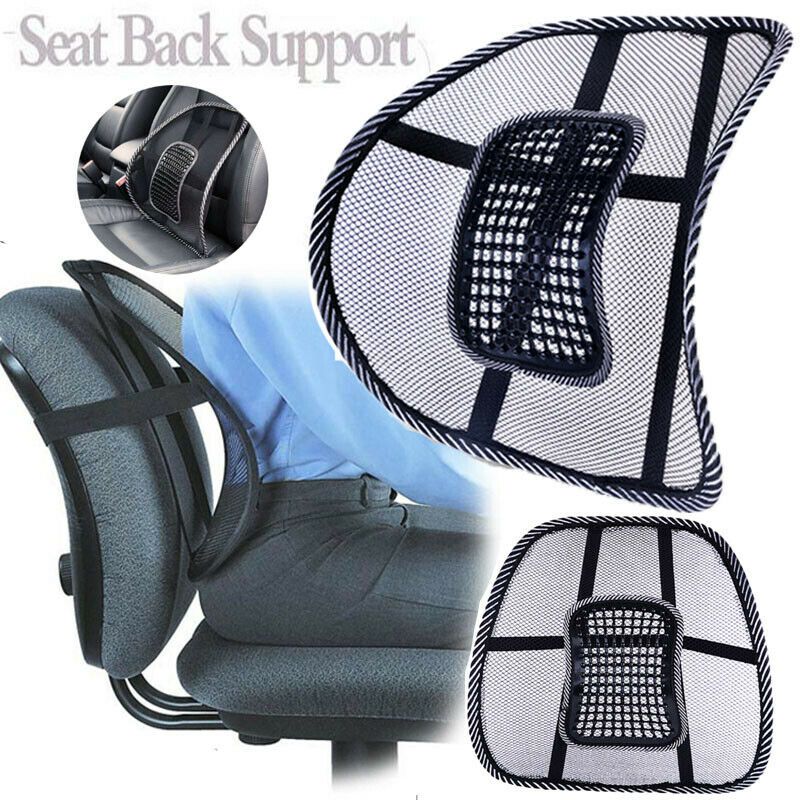 Picture of Premium Quality Office Chair seat covers Car Mesh breathable massage Seat Back Support car seat cushion lumbar support cushion lumbar pillow