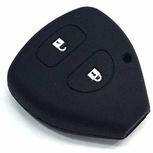 Picture of 2 Buttons Silicone Remote Car Key Case Cover For Toyota Camry Highlander Corolla Hilux Vitz Vios Rav4 Aqua Land Cruis