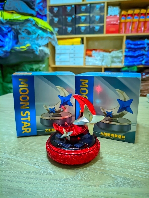 Picture of Solar car mounted fragrance car perfume interior decoration decoration deodorization lasting fragrance car air freshener - Red