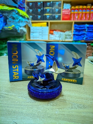 Picture of Solar car mounted fragrance car perfume interior decoration decoration deodorization lasting fragrance car air freshener - Blue