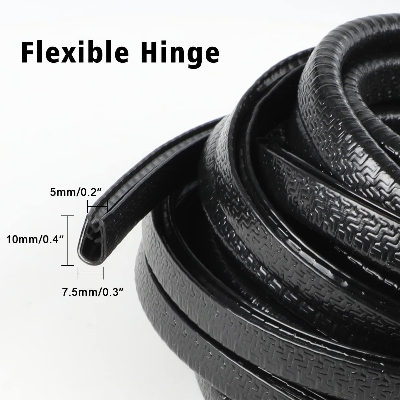 Picture of 5M Car Door Edge Protector, Car Door Edge Guards Universal U Shape Rubber Seal Edging Car Door Seal Trim Protector Car Door Guard Strip Fit for Most Car (Black)