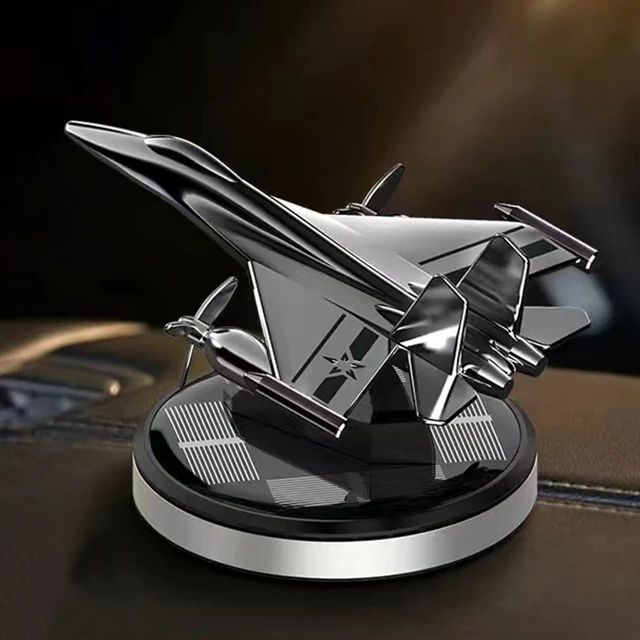 Picture of Car Air Freshener Solar Fighter Propeller Flavoring Fragrance Decoration Car Interior Accessories Men And Women Perfume Diffuser