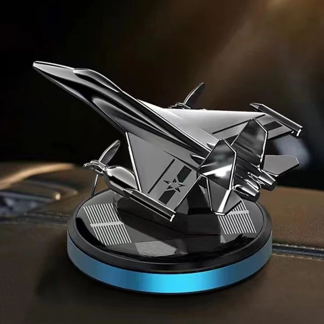 Picture of Car Air Freshener Solar Fighter Propeller Flavoring Fragrance Decoration Car Interior Accessories Men And Women Perfume Diffuser