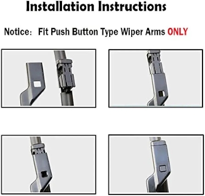 Picture of 26" 16" Front Windshield Wiper Blades Fit For Toyota C-HR CHR 2017-2020 (1 Set 2 Pis)