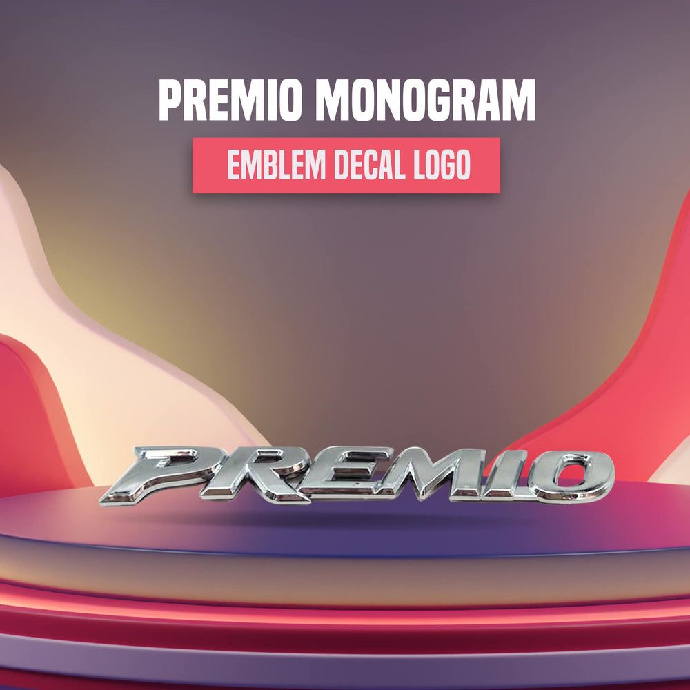 Picture of Premium Quality Car Monogram PREMIO Silver color