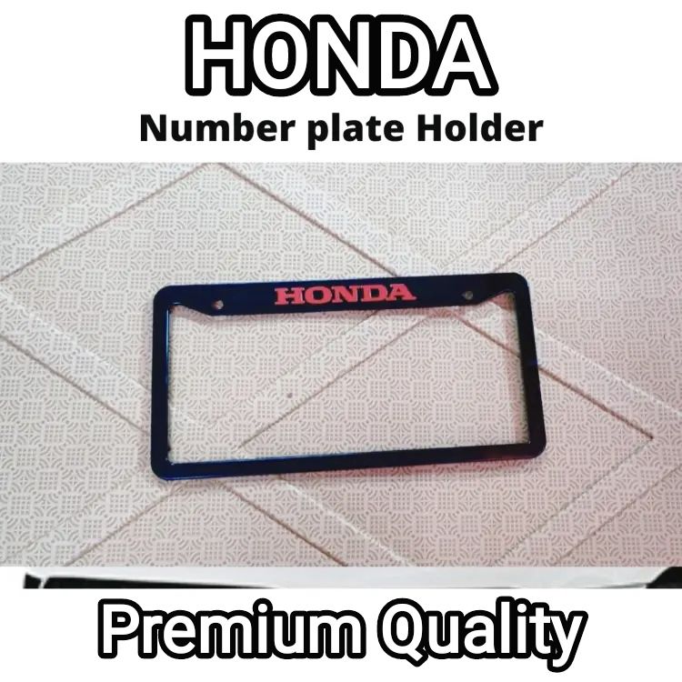 Picture of HONDA Premium Quality Car Number Licence Plate Cover - 1Pis