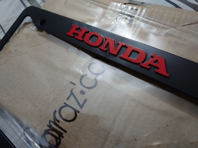 Picture of HONDA Premium Quality Car Number Licence Plate Cover - 1Pis