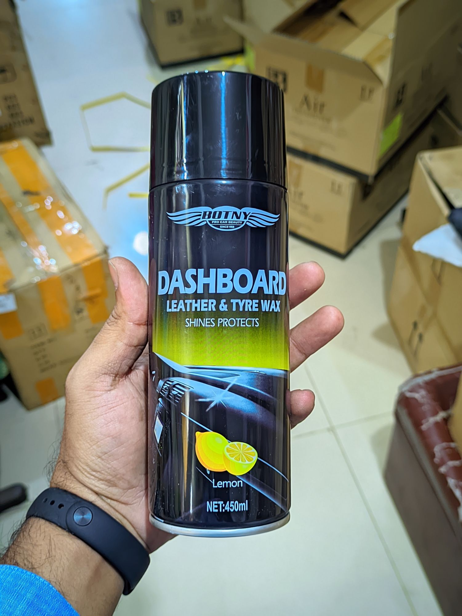 Picture of Botny Car/ Bike Polished Dashboard With The Smell Of Lemon, Orange & Strawberry