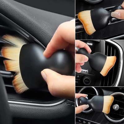 Picture of Multifunctional Car Interior Cleaning Brush, Car Dust Removal Brush, Soft Bristles Detailing Brush Dusting Tool - 1Pis