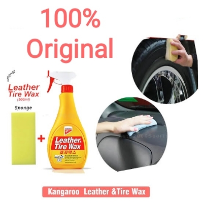 Picture of Kangaroo Leather & Tire Wax 500ml – Revive Your Vehicle’s Beauty with the Ultimate Shine and Protection - Made In Korea