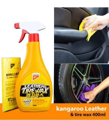 Picture of Kangaroo Leather & Tire Wax 500ml – Revive Your Vehicle’s Beauty with the Ultimate Shine and Protection - Made In Korea